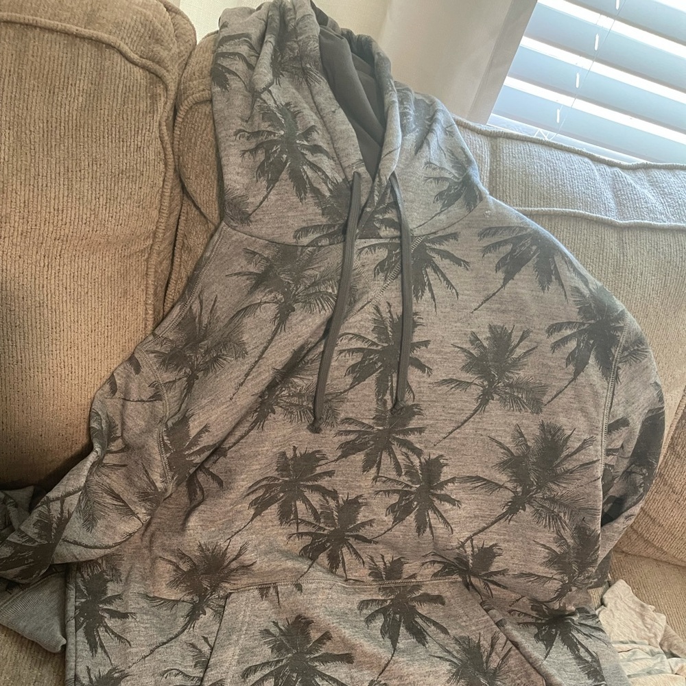 Express all over print palm tree hoodie